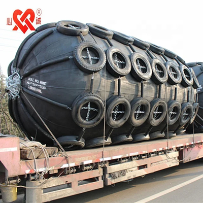 ब्लैक हॉट गैल्वनाइजिंग योकोहामा पन्यूमेटिक फेंडर्स 50kPa - 80kPa कार्य दबाव