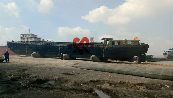 रोलिंग या लिफ्टिंग इंस्टॉलेशन में अधिकतम दक्षता के लिए व्यास 30-5000 मिमी जहाज लॉन्चिंग एयरबैग