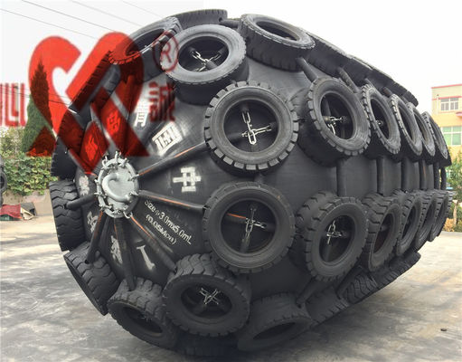 वायवीय समुद्री मूरिंग बम्पर 3.3x6.5m योकोहामा प्रकार प्राकृतिक रबर